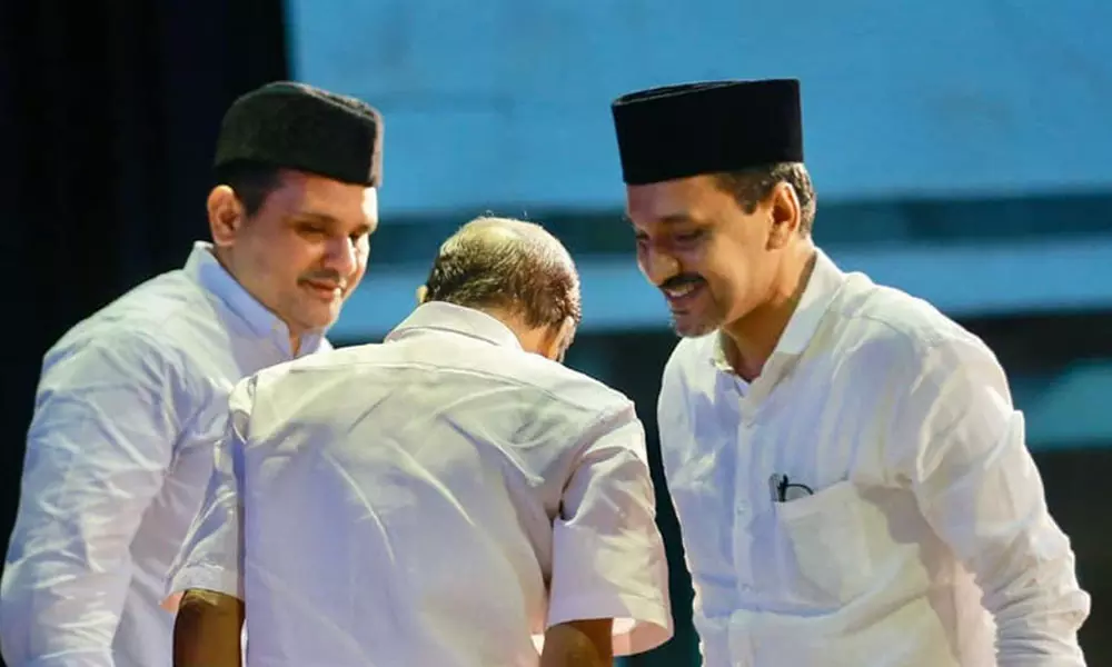 മുനവ്വറലി ശിഹാബ് തങ്ങള്, സാദിഖലി ശിഹാബ് തങ്ങള്, പികെ കുഞ്ഞാലിക്കുട്ടി മുനവ്വറലി ശിഹാബ് തങ്ങള്, സാദിഖലി ശിഹാബ് തങ്ങള്, പികെ കുഞ്ഞാലിക്കുട്ടി