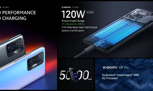 17 മിനുട്ട് കൊണ്ട് 5000 എംഎഎച്ച് ബാറ്ററി ഫുൾചാർജ്; ഷവോമി 11ടി പ്രോ ഇന്ത്യയിൽ ഉടനെത്തും