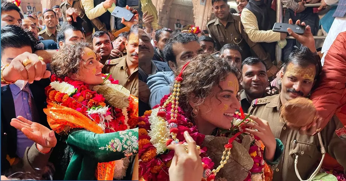 മഥുര സന്ദർശിച്ച് കങ്കണ; തനിക്ക് പാർട്ടിയില്ല, ദേശീയവാദികൾക്കൊപ്പമാണെന്ന് നടി