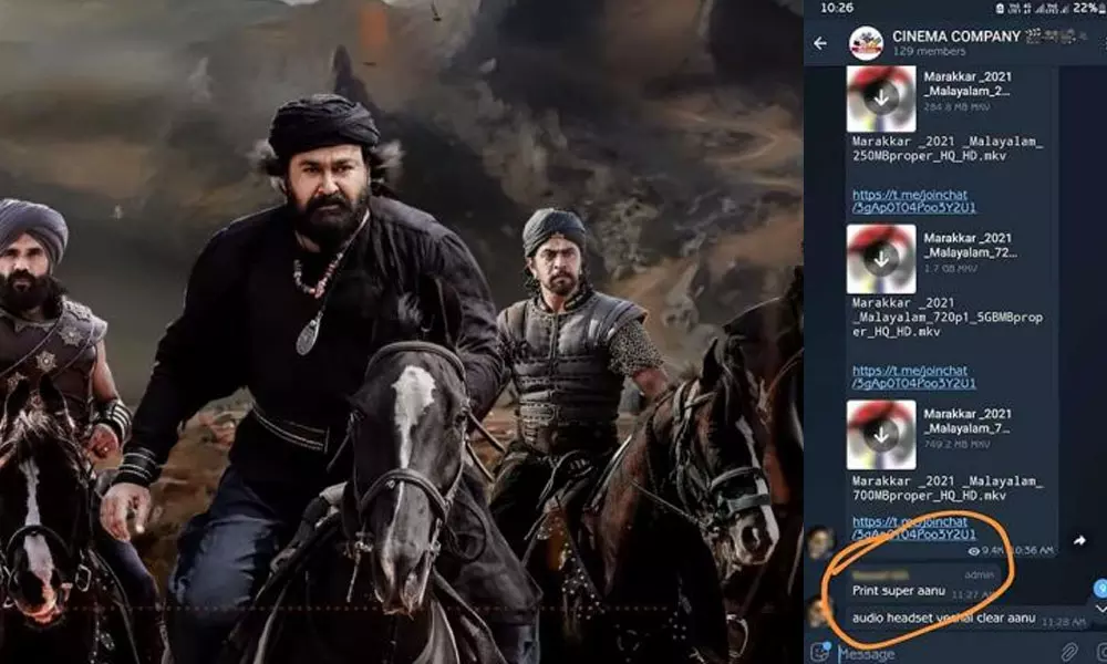 മരക്കാർ ടെലഗ്രാമിൽ പ്രചരിപ്പിച്ചു; കാഞ്ഞിരപ്പള്ളി സ്വദേശി പിടിയിൽ