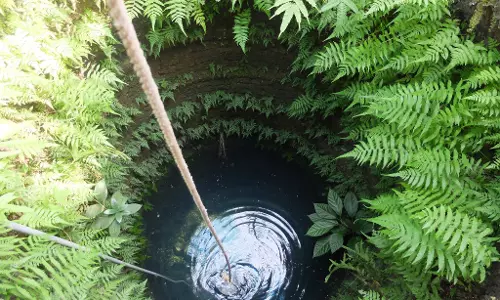 തിരുവനന്തപുരത്ത് കിണറിടിഞ്ഞു കുളമായി മാറി