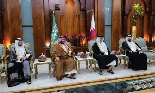 സൗദി കിരീടാവകാശി ദോഹയില്‍, അമീറുമായുള്ള ചര്‍ച്ച നാളെ