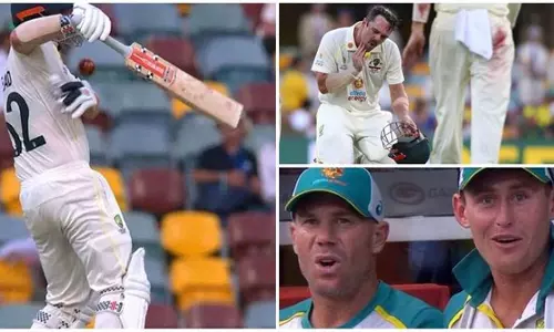 ഊഫ്... മാർക് വുഡിന്‍റെ അതിവേഗ ബീമർ; ട്രാവിസ്ഹെഡ് രക്ഷപ്പെട്ടത് തലനാരിഴയ്ക്ക്; ശ്വാസമടക്കിപ്പിടിച്ച് ക്രിക്കറ്റ് ലോകം