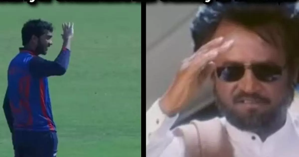 സ്‌റ്റൈലായി തലൈവർക്ക് സെഞ്ചുറി സമർപ്പിച്ച് വെങ്കിടേഷ് അയ്യർ