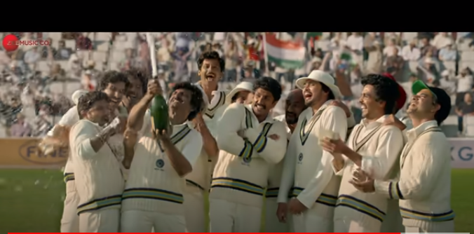 ആവേശമായി ആഘോഷമായി 83യിലെ പുതിയ പാട്ട്