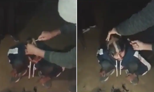 മ്യൂസിക് സിസ്റ്റം മോഷ്ടിച്ചെന്ന്; നാട്ടുകാർ യുവാവിന്റെ മുടിയും മീശയും പാതി വടിച്ചു