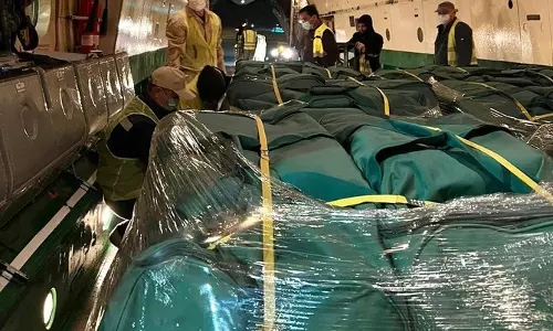 അഫ്ഗാന്‍ ജനതയ്ക്ക് സഹായവുമായി സൗദിയുടെ രണ്ട് ദുരിതാശ്വാസ വിമാനങ്ങള്‍ പുറപ്പെട്ടു