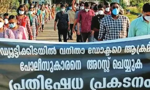 വനിതാ ഡോക്ടറെ കയ്യേറ്റം ചെയ്തെന്ന പരാതി: മന്ത്രി സജി ചെറിയാന്‍റെ ഗണ്‍മാന് സസ്പെന്‍ഷന്‍