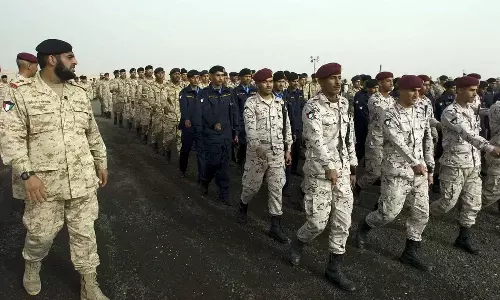 സൈന്യത്തിൽ വനിതകൾക്കും അവസരം നൽകാനൊരുങ്ങി കുവൈത്ത് സൈന്യത്തിൽ വനിതകൾക്കും അവസരം നൽകാനൊരുങ്ങി കുവൈത്ത്