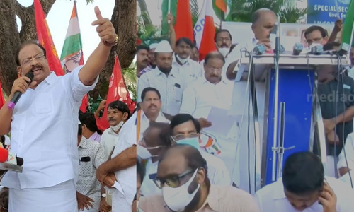 കെ റെയിലിനെതിരെ സെക്രട്ടറിയേറ്റിലേക്കും പത്ത് ജില്ലാ കലക്ടറേറ്റുകളിലേക്കും മാർച്ച് നടത്തി യുഡിഎഫ്