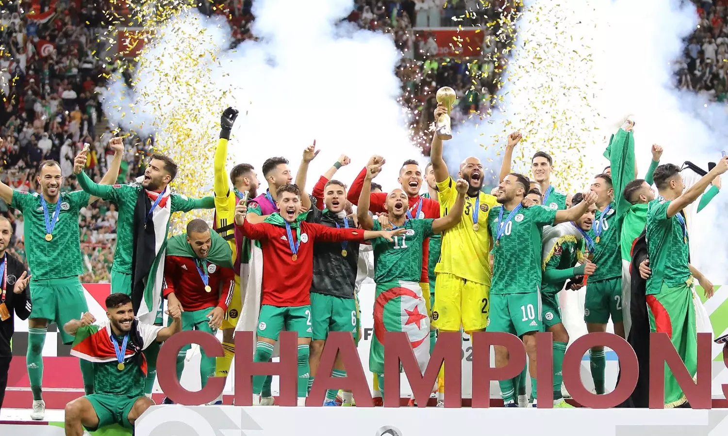 തുണീഷ്യയെ തകർത്ത് അറബ് കപ്പ് അൾജീരിയക്ക്