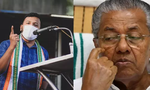 കൊലപാതക പരമ്പര; തികഞ്ഞ പരാജയമായ പിണറായി വിജയനെ വാഴയോട് പോലും ഉപമിക്കാൻ കഴിയില്ല- രാഹുൽ മാങ്കൂട്ടത്തിൽ കൊലപാതക പരമ്പര; തികഞ്ഞ പരാജയമായ പിണറായി വിജയനെ വാഴയോട് പോലും ഉപമിക്കാൻ കഴിയില്ല- രാഹുൽ മാങ്കൂട്ടത്തിൽ