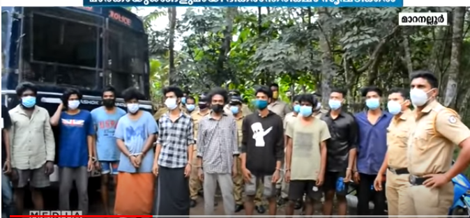 മാറനല്ലൂരിൽ മാരകായുധങ്ങളുമായി ഭീകരാന്തരീക്ഷം സൃഷ്ടിച്ച അക്രമികൾ പിടിയിൽ