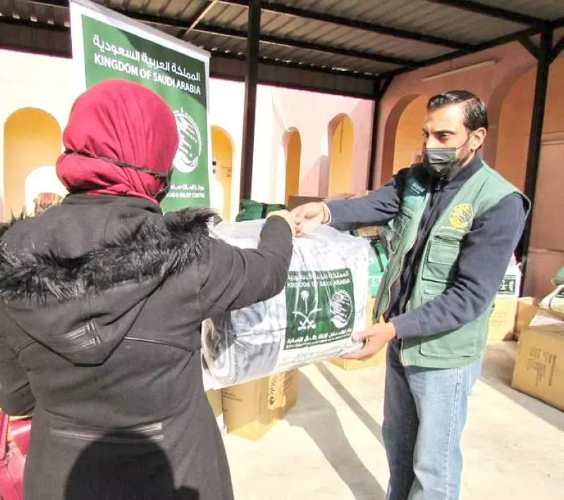 സിറിയന്, ഫലസ്തീന് അഭയാര്ഥികള്ക്ക് ശൈത്യകാല വസ്ത്രങ്ങള് വിതരണം ചെയ്ത് സൗദി സിറിയന്, ഫലസ്തീന് അഭയാര്ഥികള്ക്ക് ശൈത്യകാല വസ്ത്രങ്ങള് വിതരണം ചെയ്ത് സൗദി