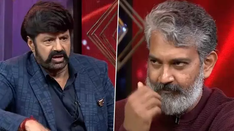 എന്താണ് നമ്മളൊരുമിച്ച് സിനിമ ചെയ്യാത്തതെന്ന് നന്ദമുരി; പേടി കൊണ്ടെന്ന് രാജമൗലി