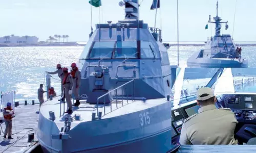 നാവിക പരിശീനം സംഘടിപ്പിച്ച് സൗദി