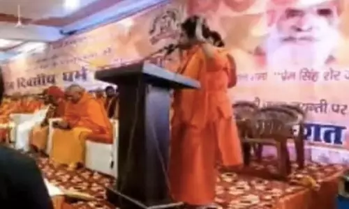 മുസ്ലിംകൾക്കെതിരെ കൊലവിളി പ്രസംഗം; പ്രതിഷേധത്തിനൊടുവിൽ ഒരാളെ മാത്രം പ്രതിയാക്കി കേസെടുത്തു മുസ്ലിംകൾക്കെതിരെ കൊലവിളി പ്രസംഗം; പ്രതിഷേധത്തിനൊടുവിൽ ഒരാളെ മാത്രം പ്രതിയാക്കി കേസെടുത്തു