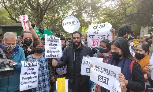 ഹരിദ്വാറിലെ വിദ്വേഷ പ്രസംഗം; പ്രതിഷേധമറിയിച്ച് വിദ്യാർത്ഥി സംഘടനകൾ