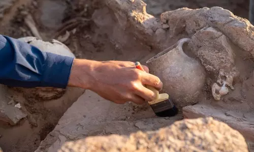 തബൂക്ക് മേഖലയില്‍ അതിപുരാതന നഗരാവശിഷ്ടങ്ങളും ശവകുടീരവും കണ്ടെത്തി