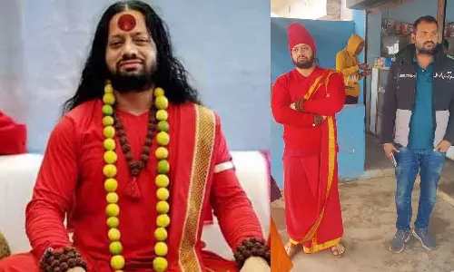 ഗാന്ധിജിയെ അപമാനിച്ച് വിദ്വേഷ പ്രസംഗം:  വിവാദ സന്യാസി കാളിചരൺ അറസ്റ്റിൽ