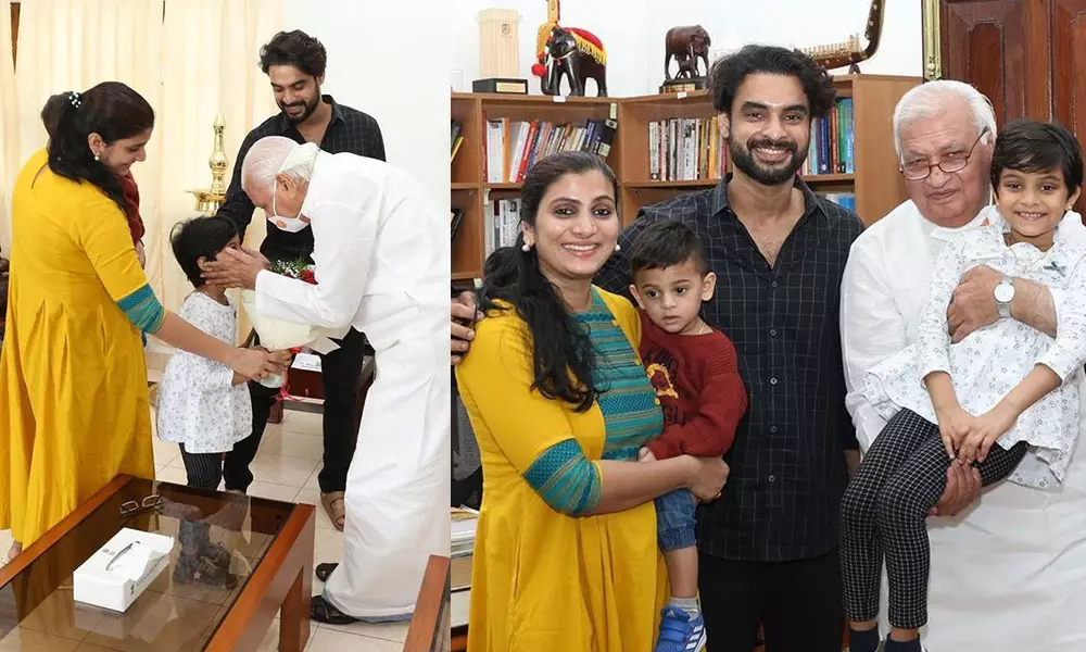 ഗവര്ണറുമായി ടോവിനോയുടെ മിന്നല് കൂടിക്കാഴ്ച്ച, മകള് ഇസക്ക് ആരിഫ് മുഹമ്മദ് ഖാന്റെ സ്നേഹ മുത്തം: ചിത്രങ്ങള് ഗവര്ണറുമായി ടോവിനോയുടെ മിന്നല് കൂടിക്കാഴ്ച്ച, മകള് ഇസക്ക് ആരിഫ് മുഹമ്മദ് ഖാന്റെ സ്നേഹ മുത്തം: ചിത്രങ്ങള്