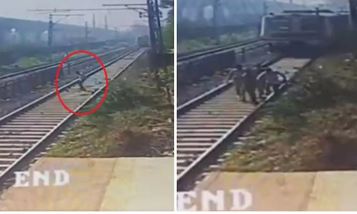 പാഞ്ഞെത്തിയ ട്രെയിൻ പെട്ടെന്ന് ബ്രേക്ക് ചവിട്ടി,ട്രാക്കിൽ കിടന്ന ആൾ രക്ഷപ്പെട്ടത് തലനാരിഴയ്ക്ക് പാഞ്ഞെത്തിയ ട്രെയിൻ പെട്ടെന്ന് ബ്രേക്ക് ചവിട്ടി,ട്രാക്കിൽ കിടന്ന ആൾ രക്ഷപ്പെട്ടത് തലനാരിഴയ്ക്ക്