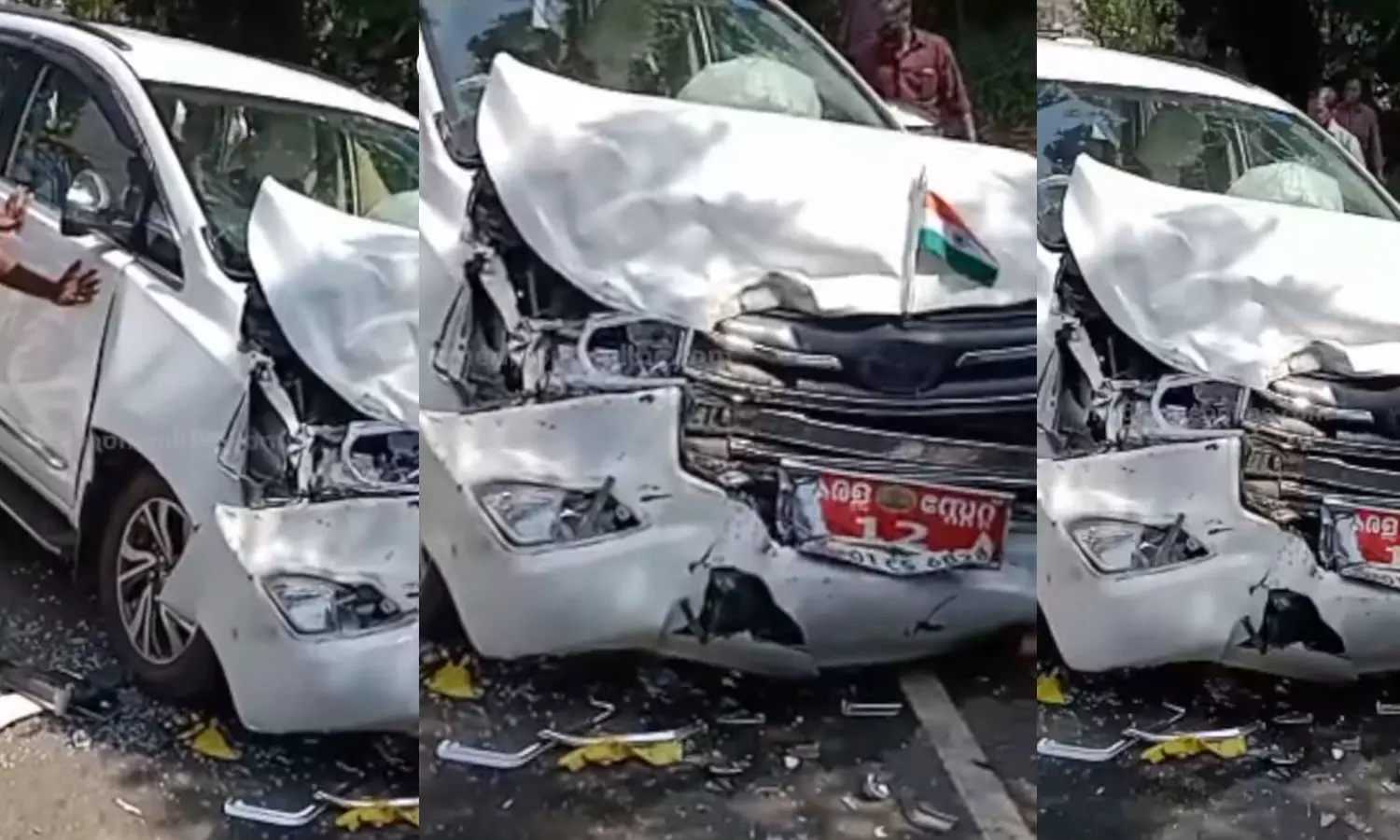 മന്ത്രി വാസവന്റെ കാർ പിക്കപ്പ് വാനുമായി കൂട്ടിയിടിച്ചു; ഗൺമാന് പരിക്ക്