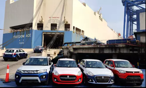 രണ്ടുലക്ഷത്തിലധികം കാറുകൾ; കയറ്റുമതിയിൽ സർവകാല റെക്കോർഡുമായി മാരുതി