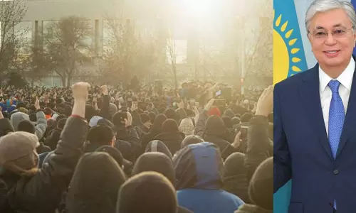 ഇന്ധന വില വർധനവിനെതിരെ പ്രതിഷേധം ആളിക്കത്തി; കസാക്കിസ്ഥാൻ സർക്കാർ രാജിവെച്ചു