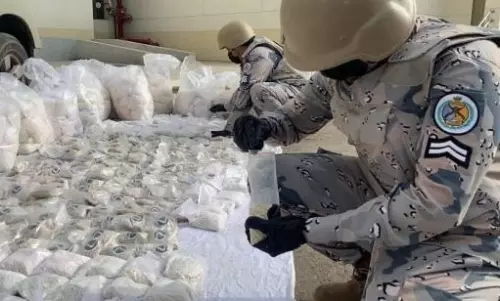 വന്‍തോതില്‍ മയക്കുമരുന്ന് കടത്താനുള്ള ശ്രമം പരാജയപ്പെടുത്തി സൗദി അതിര്‍ത്തി സുരക്ഷാ സേന