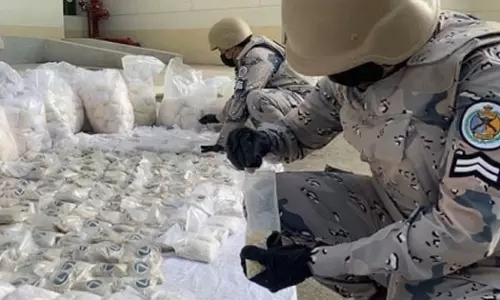 സൗദിയിൽ 2.8 ദശലക്ഷം ആംഫിറ്റാമിൻ ഗുളികകളും 627 കിലോ ഗ്രാം ഹാഷിഷും പിടികൂടി