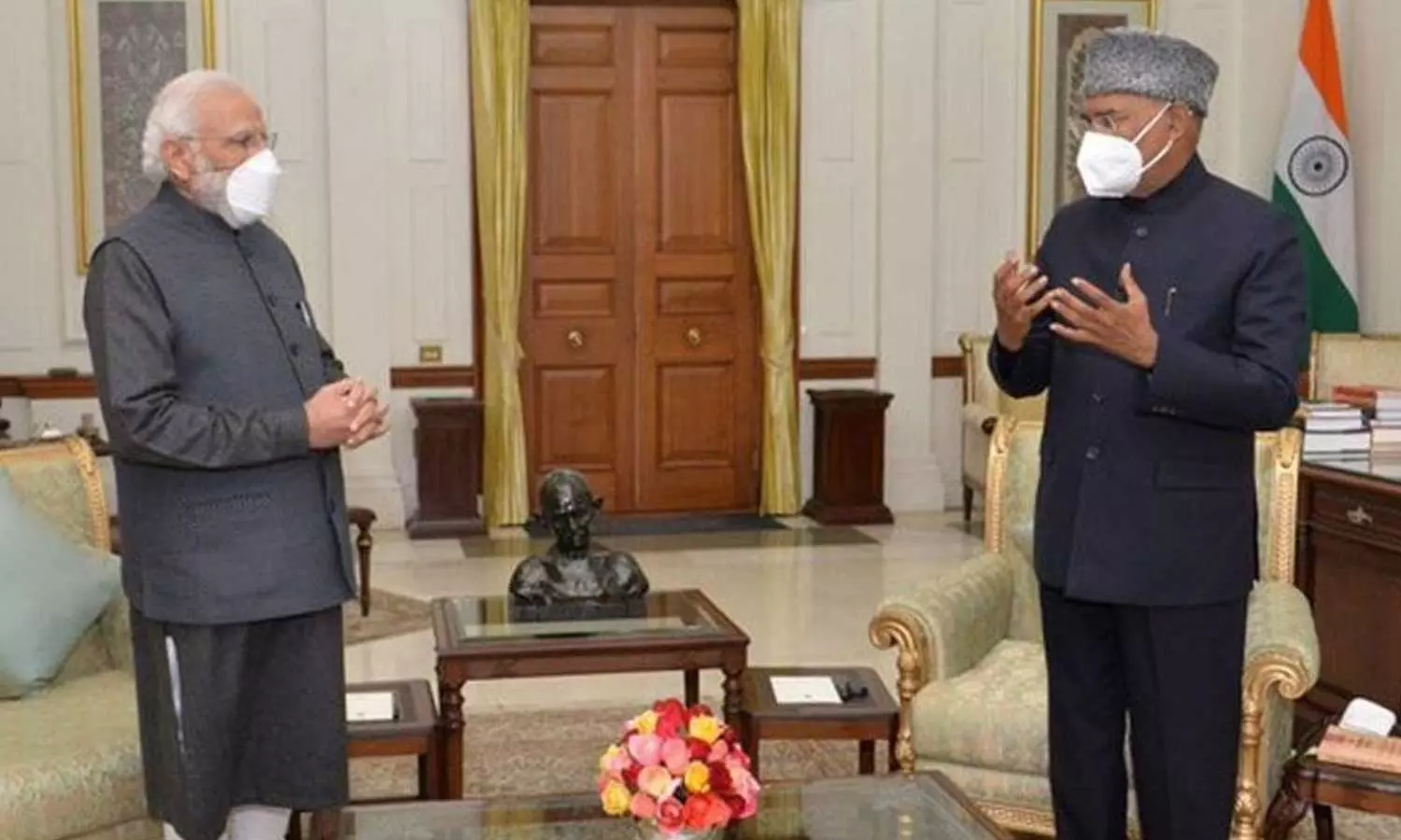 പഞ്ചാബിലെ സുരക്ഷാ വീഴ്ച; പ്രധാനമന്ത്രി രാഷ്ട്രപതിയെ കണ്ടു പഞ്ചാബിലെ സുരക്ഷാ വീഴ്ച; പ്രധാനമന്ത്രി രാഷ്ട്രപതിയെ കണ്ടു