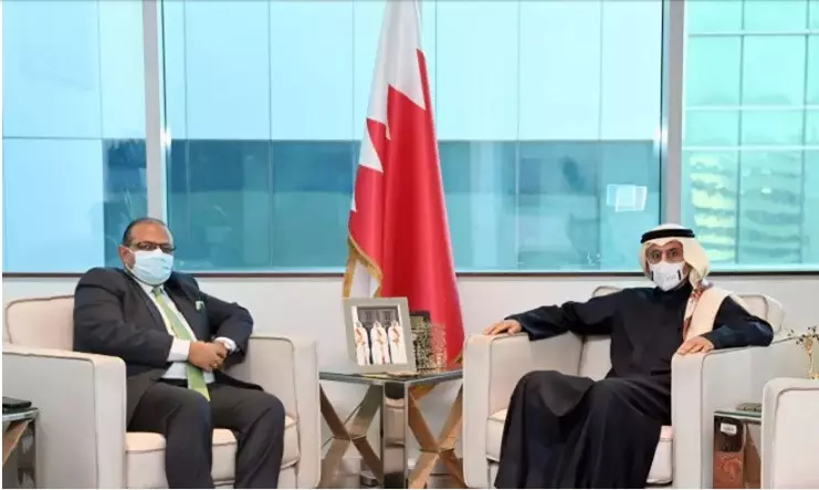 ഇന്ത്യൻ അംബാസഡർ ബഹ്റൈന് വാണിജ്യമന്ത്രിയുമായി കൂടിക്കാഴ്ച നടത്തി ഇന്ത്യൻ അംബാസഡർ ബഹ്റൈന് വാണിജ്യമന്ത്രിയുമായി കൂടിക്കാഴ്ച നടത്തി