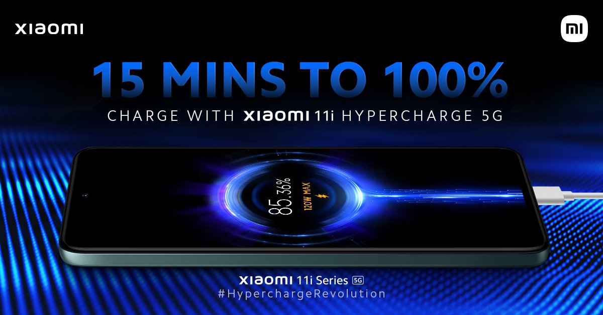 15 മിനുട്ടിൽ ഫുൾ ചാർജ്; ഷവോമി 11 ഐ ഹൈപ്പർ ചാർജ് 5G ഇന്ത്യയിലെത്തി