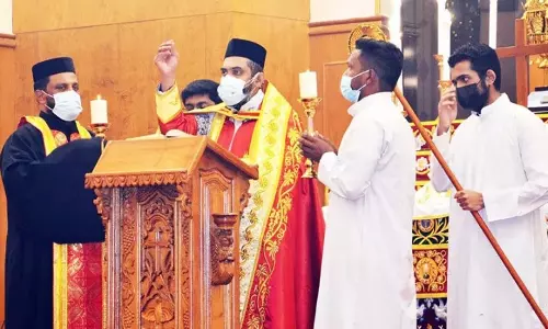 ബ​ഹ്‌​റൈ​ൻ  സെ​ന്‍റ്​ മേ​രീ​സ് ക​ത്തീ​ഡ്ര​ലി​ല്‍ പു​തു​വ​ത്സ​ര ശു​ശ്രൂ​ഷ