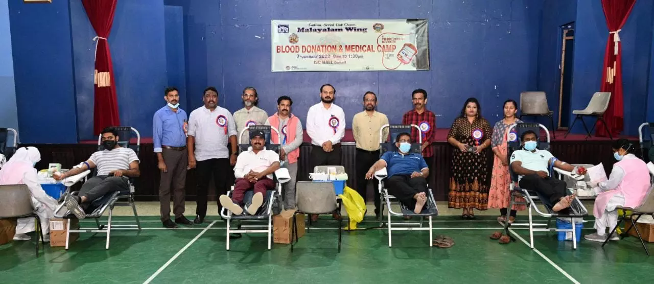 ഒമാനിൽ രക്തദാന ക്യാമ്പും മെഡിക്കൽ ക്യാമ്പും