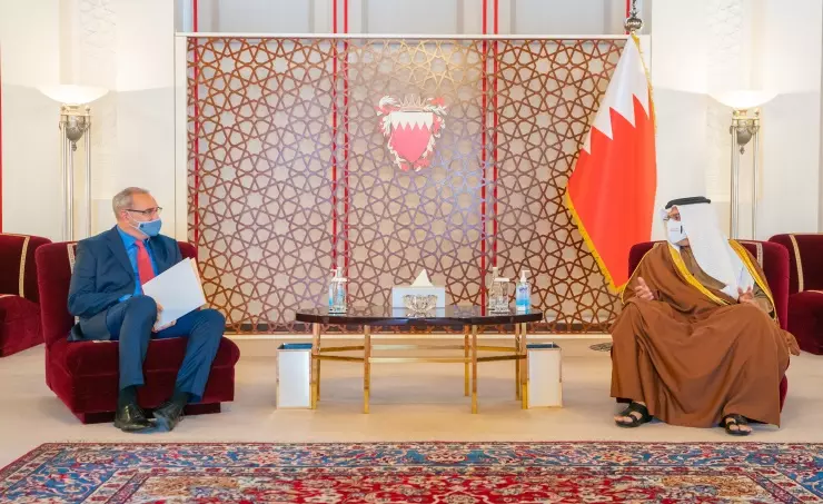 ബഹ്‌റൈന്‍ കിരീടാവകാശി ഇസ്രായേൽ അംബാസഡറെ സ്വീകരിച്ചു