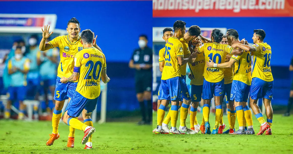 നിഷുകുമാറും ഖബ്രയും ഗോളടിച്ചു; ബ്ലാസ്‌റ്റേഴ്‌സ് രണ്ടു ഗോളിന് മുമ്പിൽ