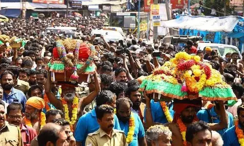 മകരവിളക്ക്: പന്തളം കൊട്ടാരത്തിൽ നിന്നുമുള്ള തിരുവാഭരണ ഘോഷയാത്ര ഇന്ന് പുറപ്പെടും
