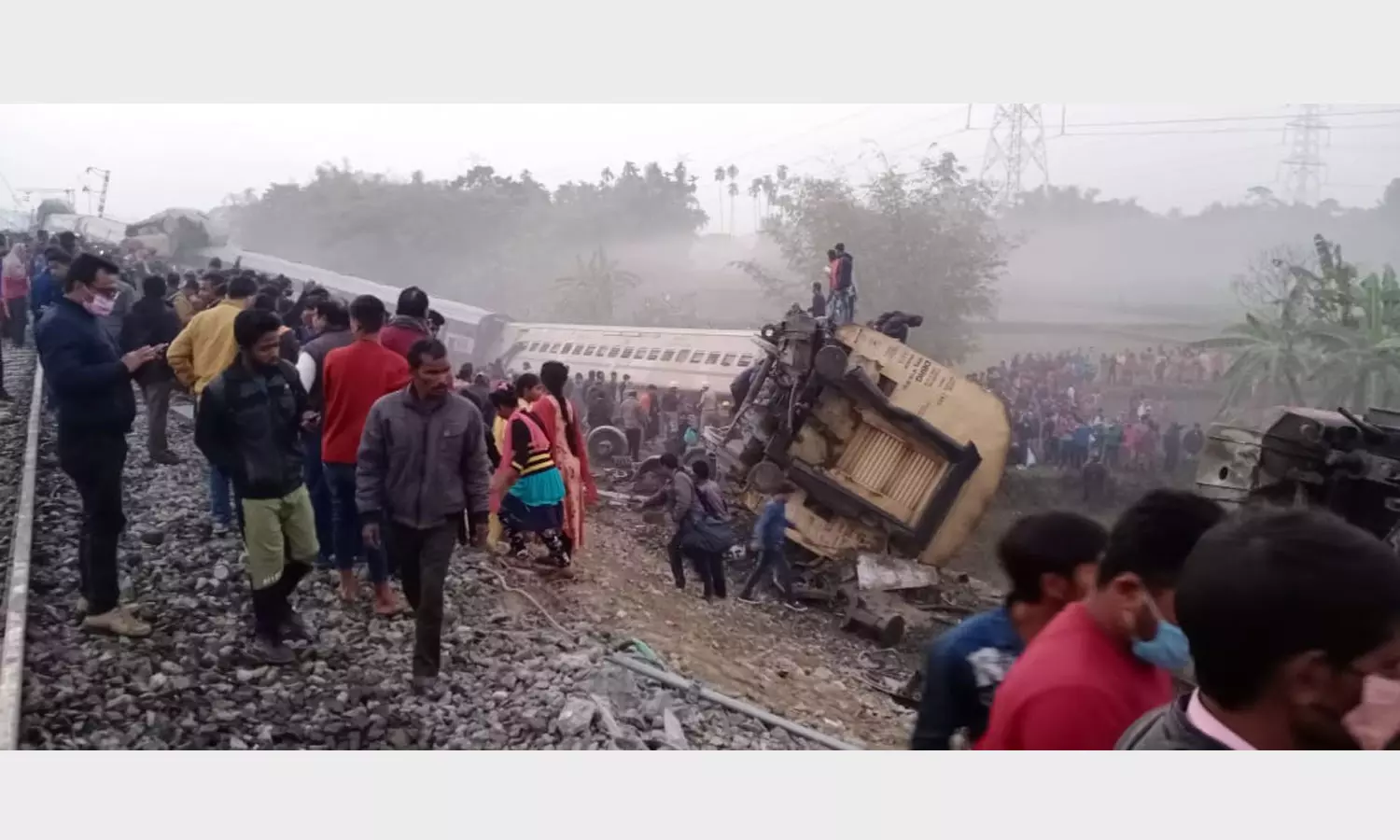 ഗുവാഹത്തി-ബിക്കാനീർ എക്‌സ്പ്രസ് പാളംതെറ്റി; നിരവധിപേർക്ക് പരിക്ക്