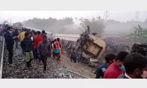 ഗുവാഹത്തി-ബിക്കാനീർ എക്‌സ്പ്രസ് പാളംതെറ്റി; നിരവധിപേർക്ക് പരിക്ക്