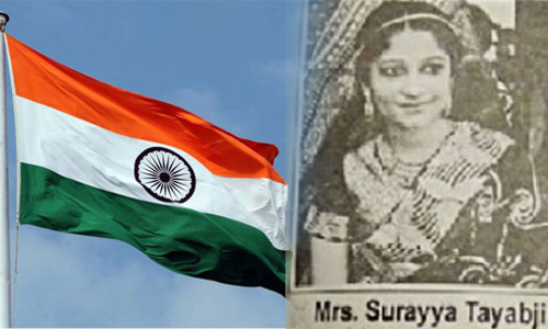 ദേശീയ പതാക രൂപകല്‍പ്പന ചെയ്തത് സുറയ്യാ തയാബ്ജിയോ? വസ്തുത എന്ത്?