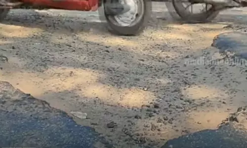 കുഴികൾ നിറഞ്ഞ് വൈപ്പിൻ ഗോശ്രീ പാലം; കുഴിയിൽ വീഴുന്നത് നിരവധി ഇരുചക്ര യാത്രികർ