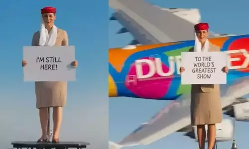 ഞാൻ ഇവിടെ തന്നെയുണ്ട്; വീണ്ടും ബുർജ് ഖലീഫയുടെ തുഞ്ചത്ത് കയറി നികോൾ