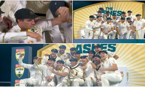 കിരീടാഘോഷത്തില്‍ ഉസ്‍മാന്‍ ക്വാജക്ക് പങ്കെടുക്കാന്‍ ഷാംപെയ്‍ന്‍ തുറക്കാതെ ആസ്ട്രേലിയന്‍ ടീം