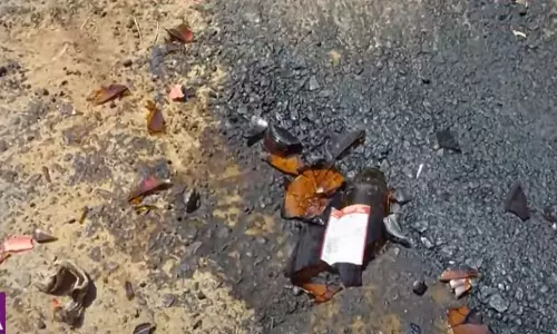 തിരുവനന്തപുരം ആര്യങ്കോട് പൊലീസ് സ്റ്റേഷന് നേരെ പെട്രോൾ ബോംബാക്രമണം