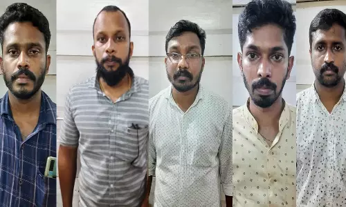 മൂവാറ്റുപുഴയില്‍ എക്സൈസ് ഉദ്യോഗസ്ഥനെ മർദിച്ച കേസില്‍ അഞ്ച് പേർ അറസ്റ്റില്‍