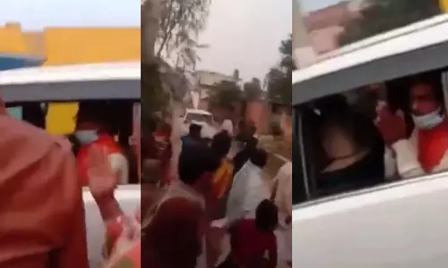 തെരഞ്ഞെടുപ്പ് പ്രചാരണത്തിനെത്തിയ ബിജെപി എംഎൽഎയെ ആട്ടിയോടിച്ച് നാട്ടുകാർ