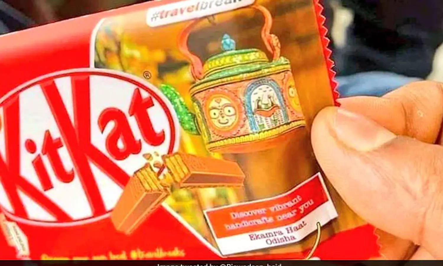 കവറില്‍ ഹിന്ദുദൈവത്തിന്റെ ചിത്രം; പുലിവാല് പിടിച്ച് കിറ്റ്-കാറ്റ്,ഒടുവില്‍ നടപടി