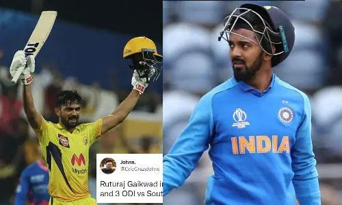 രാഹുൽ എന്താണ് ചെയ്യുന്നത്? ഋതുരാജിനെ തഴഞ്ഞതിൽ വിമർശം ശക്തം രാഹുൽ എന്താണ് ചെയ്യുന്നത്? ഋതുരാജിനെ തഴഞ്ഞതിൽ വിമർശം ശക്തം